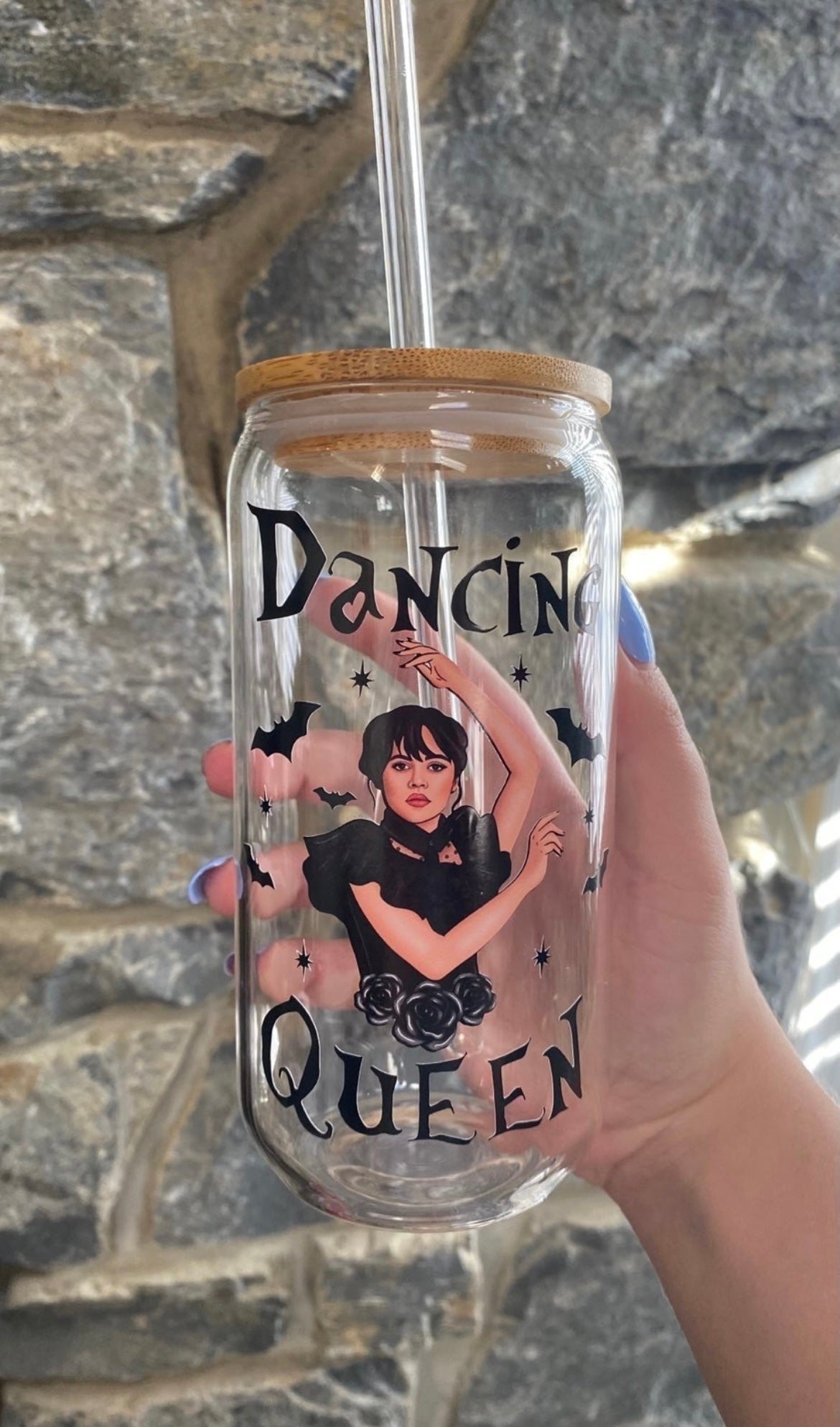 Dancing Queen (Wednesday) Glass Cup