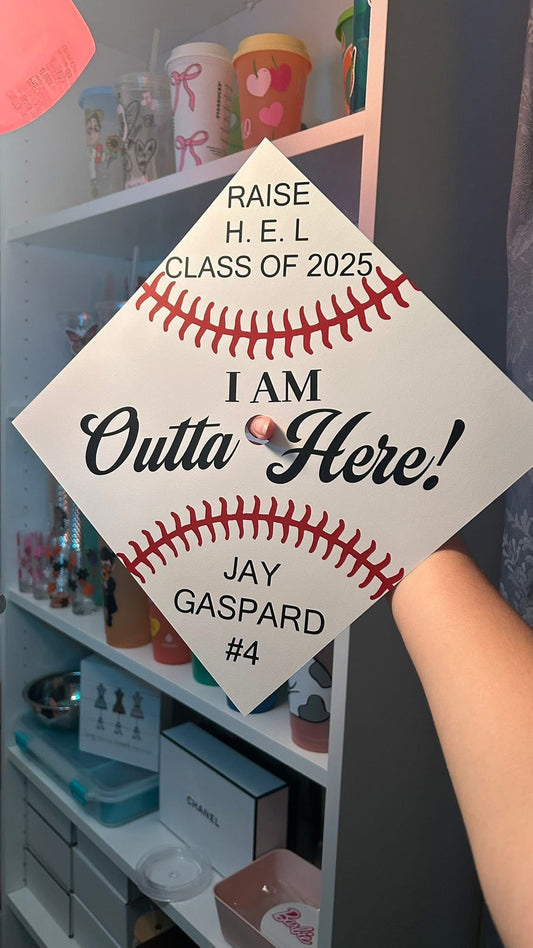 Custom Simple Graduation Cap Topper